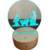 LED Nativity Lamp with Plexiglass - Image 3